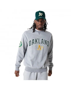 Oakland Athletics New Era Large Logo Crew Neck Pullover
