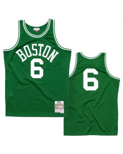 Bill Russell 6 Boston Celtics 1962-63 Mitchell and Ness Swingman Road Jersey