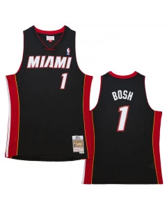 Chris Bosh 1 Miami Heat 2012-13 Mitchell and Ness Swingman Maglia