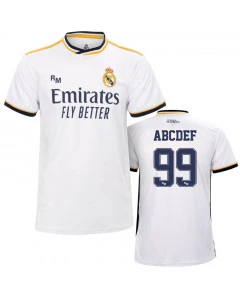 Real Madrid Home replika dres (poljubni tisk +16€)