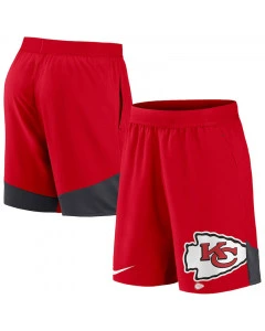 Kansas City Chiefs Nike Stretch Woven pantaloni corti da allenamento
