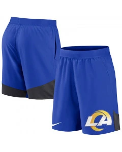 Los Angeles Rams Nike Stretch Woven pantaloni corti da allenamento