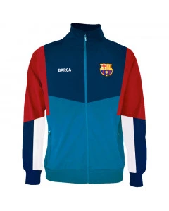 FC Barcelona Plus Contrast Zip Hoodie