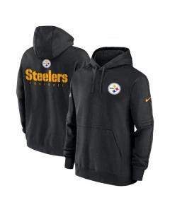 Pittsburgh Steelers Nike Club Sideline Fleece Pullover duks sa kapuljačom