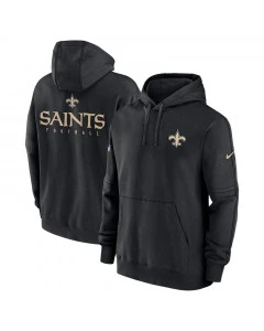 New Orleans Saints Nike Club Sideline Fleece Pullover maglione con cappuccio