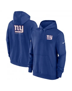 New York Giants Nike Club Sideline Fleece Pullover maglione con cappuccio