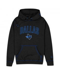 Dallas Mavericks New Era City Edition 2023 Black maglione con cappuccio