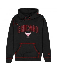 Chicago Bulls New Era City Edition 2023 Black maglione con cappuccio