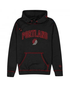 Portland Trail Blazers New Era City Edition 2023 Black maglione con cappuccio