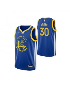 Stephen Curry 30 Golden State Warriors Nike Icon Edition Swingman Maglia per bambini
