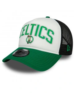 Boston Celtics New Era E-Frame Trucker Retro Cappellino 