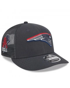 New England Patriots New Era 9FIFTY 2024 Draft Low Profile Trucker Cap