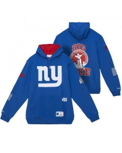 New York Giants Mitchell and Ness Team Origins maglione con cappuccio