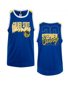 Stephen Curry 30 Golden State Warriors Crew Neck Shooter Tank Maglia