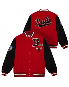 Chicago Bulls Mitchell and Ness Legacy Varsity Jacke