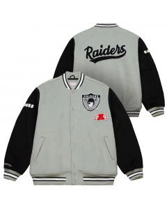 Las Vegas Raiders Mitchell and Ness Legacy Varsity Jacket