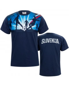 Slovenia Fan T-shirt Nogometna akcija 