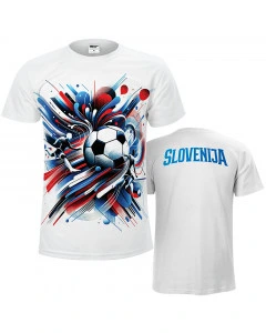 Slovenia Fan T-shirt Nogometna eksplozija 