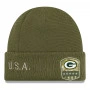 Green Bay Packers New Era 2019 On-Field Salute to Service Beanie