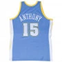 Carmelo Anthony 15 Denver Nuggets 2003-04 Mitchell & Ness Swingman Road maglia