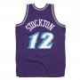 John Stockton 12 Utah Jazz 1996-97 Mitchell & Ness Swingman Trikot 