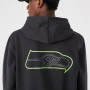 Seattle Seahawks New Era Outline Logo maglione con cappuccio