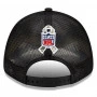 Pittsburgh Steelers New Era 9FORTY Trucker 2021 Salute to Service kačket