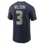 Russell Wilson 3 Seattle Seahawks Nike Name & Number T-shirt