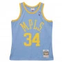 Shaquille O'Neal 34 Los Angeles Lakers 2001-02 Mitchell & Ness Swingman maglia