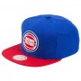 Detroit Pistons Mitchell and Ness Team 2 Tone 2.0 Cappellino