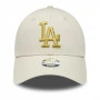 Los Angeles Dodgers New Era 9FORTY Metallic Logo cappellino da donna