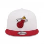 Miami Heat New Era 9FIFTY White Crown Team Cap