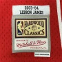 Lebron James 23 Cleveland Cavaliers 2003-04 Mitchell and Ness Swingman Road Maglia