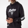 Las Vegas Raiders New Era Team Logo maglione con cappuccio
