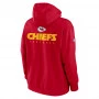 Kansas City Chiefs Nike Club Sideline Fleece Pullover duks sa kapuljačom