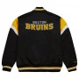 Boston Bruins Mitchell and Ness Heavyweight Satin giacca