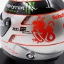 Michael Schumacher Platinum casco Spa 300th GP 2012 1:4