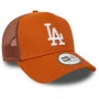 Los Angeles Dodgers New Era A-Frame Trucker League Essential Cappellino 