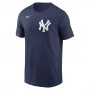New York Yankees Nike Fuse Wordmark Cotton majica 