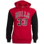 Scottie Pippen 33 Chicago Bulls 1996 Mitchell and Ness Fashion Fleece duks sa kapuljačom