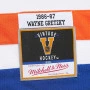 Wayne Gretzky Edmonton Oilers 1986-87 Mitchell and Ness Blue Line White Trikot