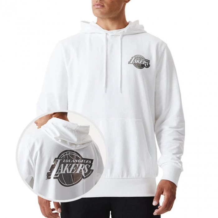 Los Angeles Lakers New Era Metallic duks sa kapuljačom