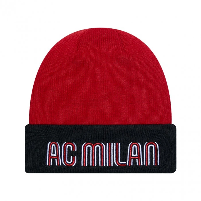 AC Milan New Era Cuff Pulse Youth Kinder Wintermütze