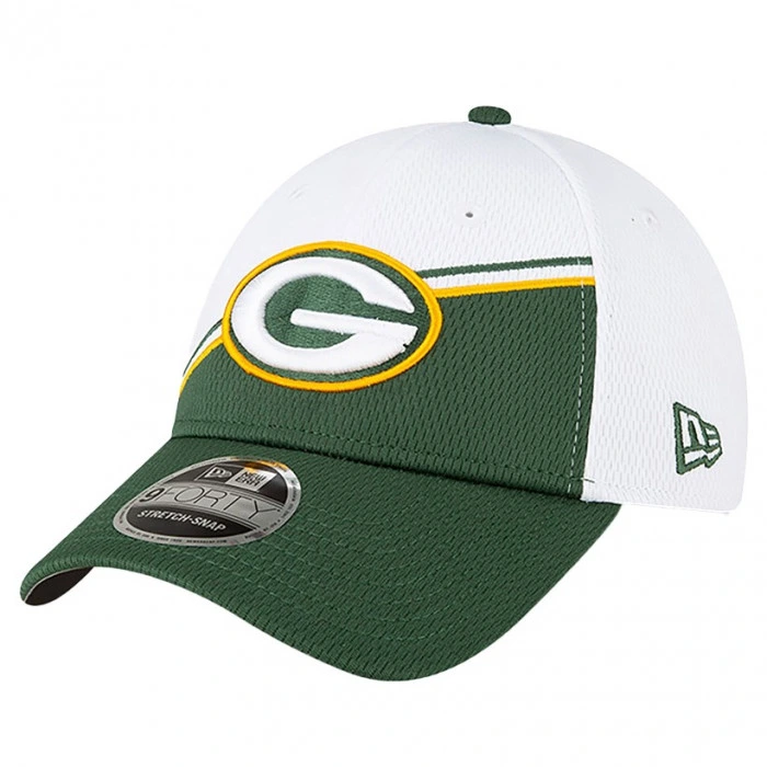Green Bay Packers New Era 9FORTY NFL Sideline 2023 Stretch Snap kačket