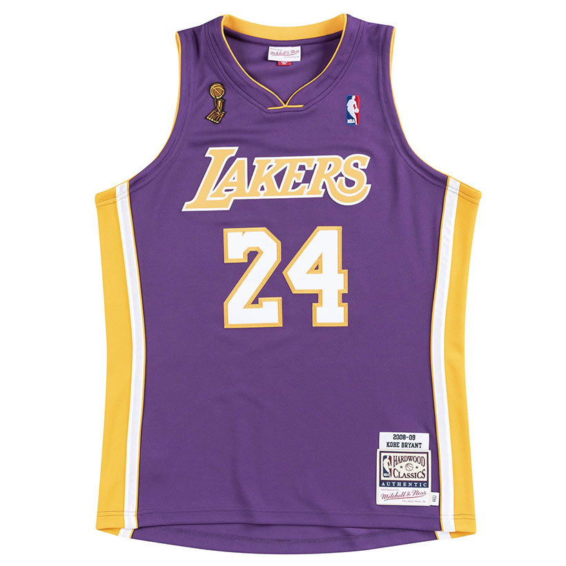 CHSC # 24 Kobe Bryant Tifoso Maglia da Basket Lakers 2009 Versione Finale Canotte Senza Maniche Gioco di Ricamo Uniforme T-Shirt Gialla da Ragazzo/_Regali Sportivi